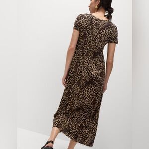 Leopard Print Maxi Dress